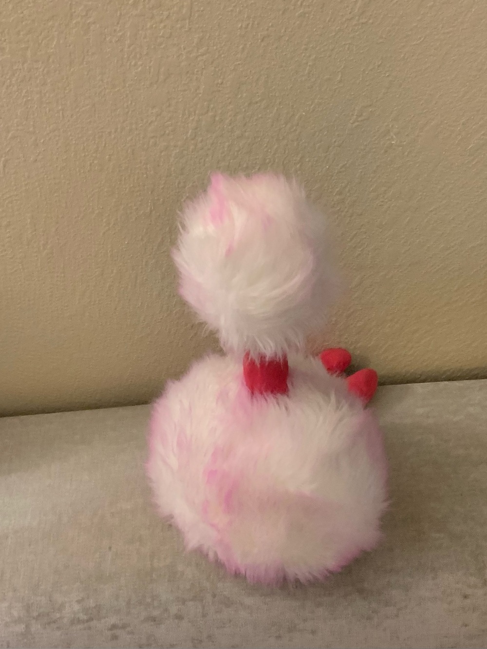 JellyCat Retired Raspberry Ripple Pom Pom Ostrich - Picture 2 of 7